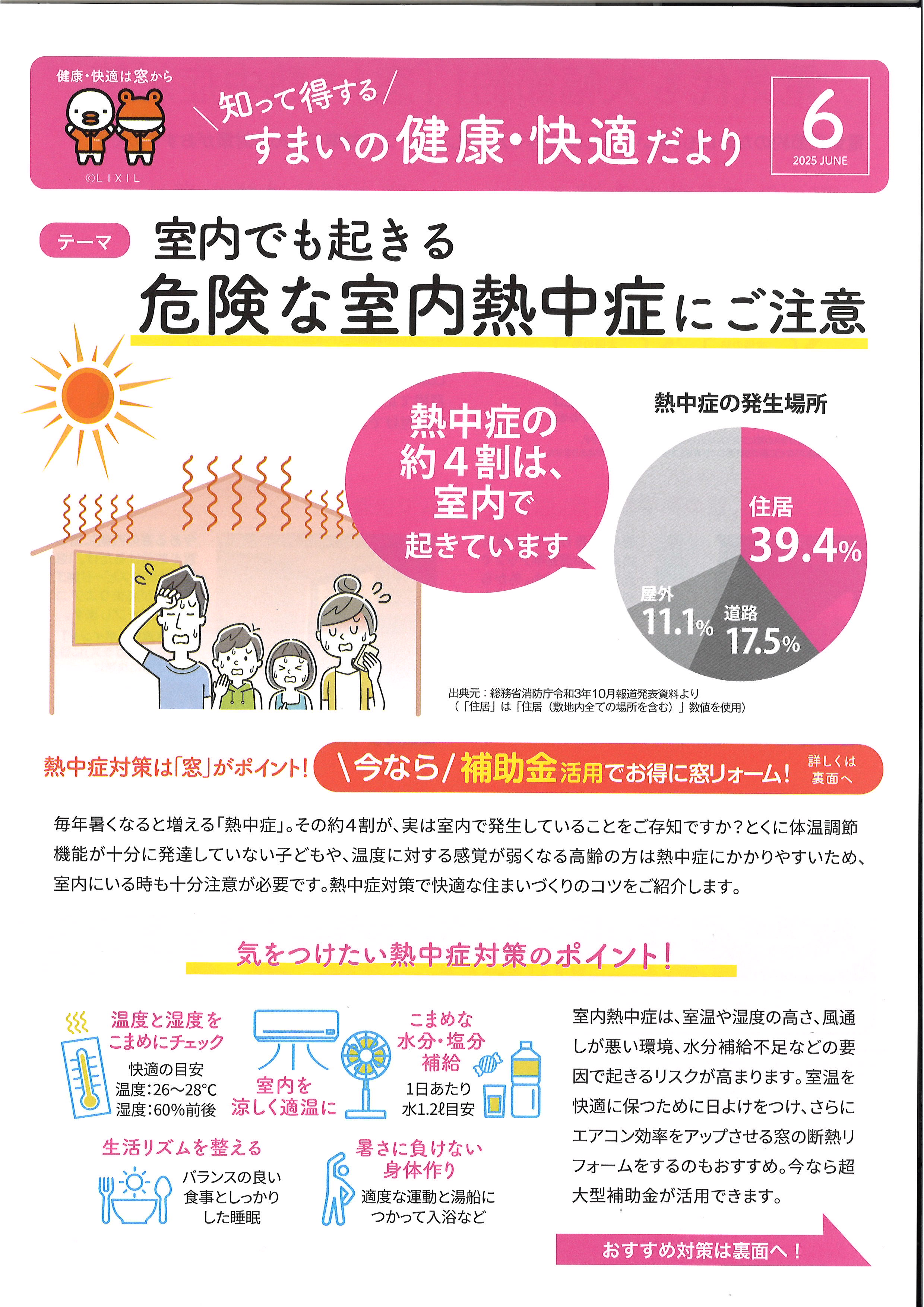 すまいの健康・快適だより　２５／６月号 BiSOUのブログ 写真1