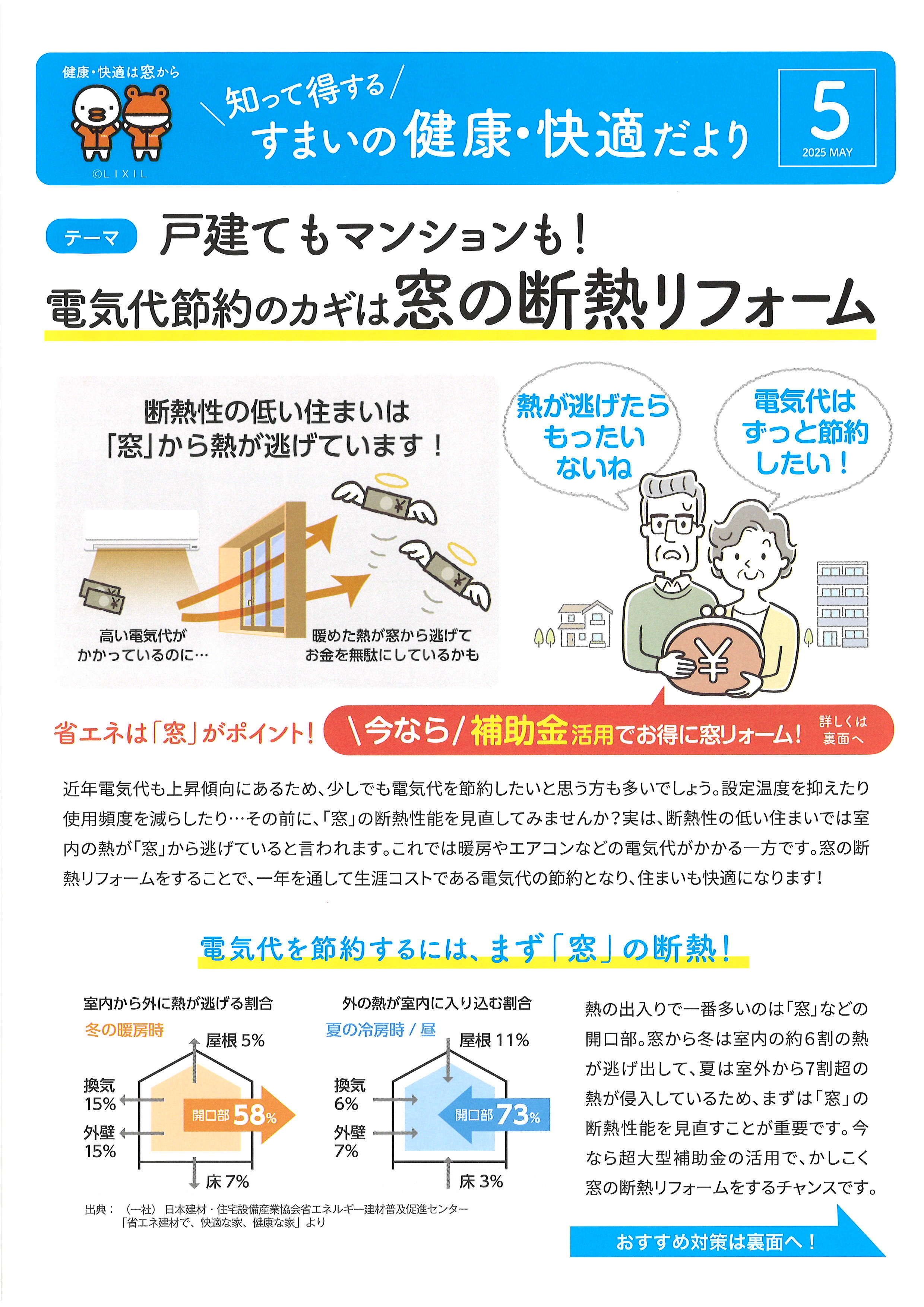 すまいの健康・快適だより 25/5月号 BiSOUのブログ 写真1