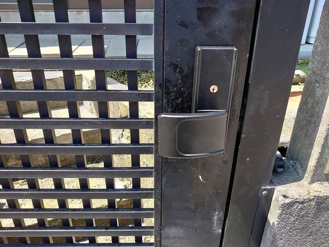 BiSOUの門扉錠交換の施工後の写真1