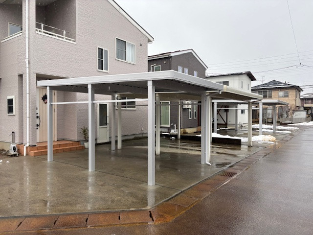 BiSOUのカーポート施工例の施工後の写真1