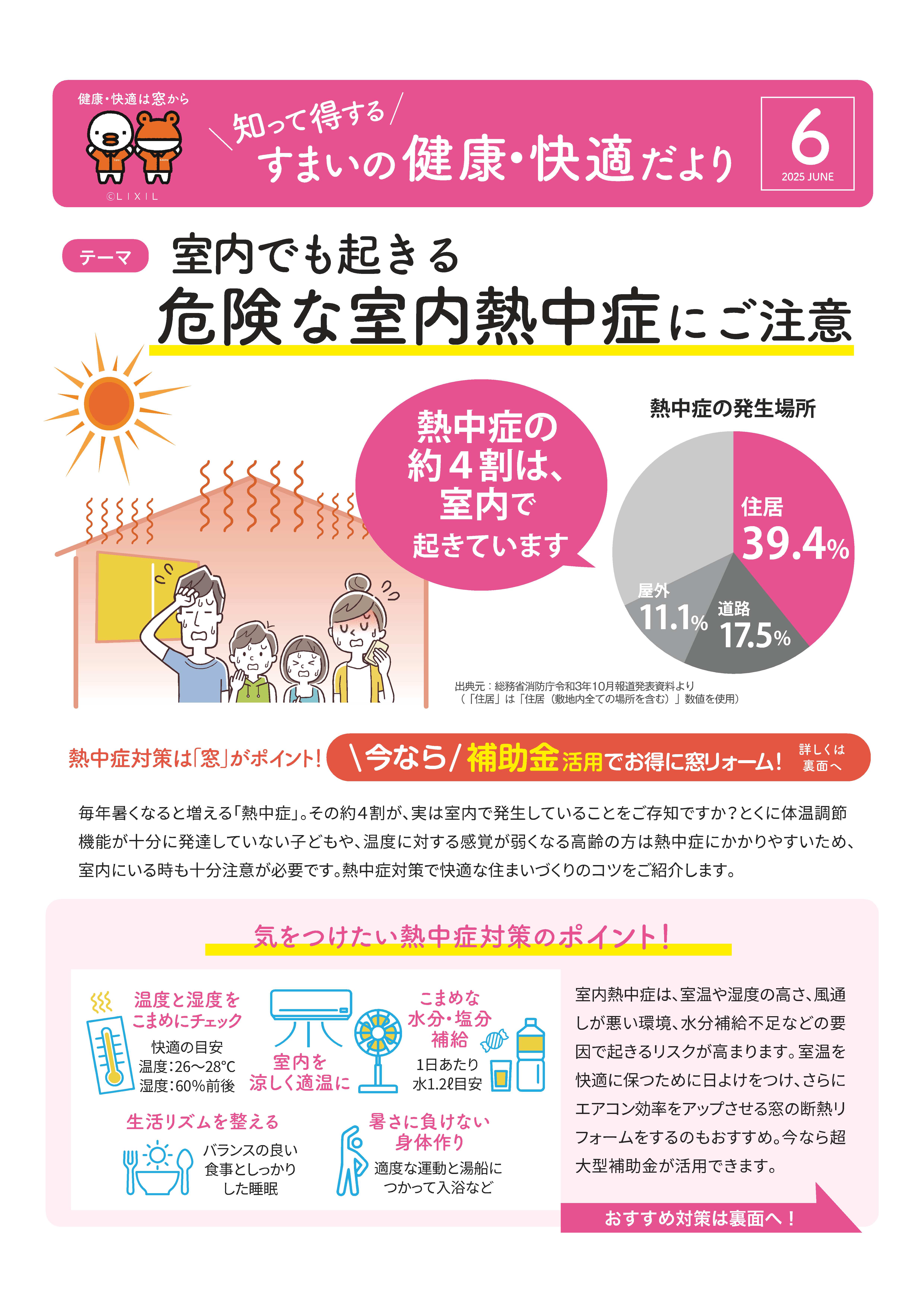 すまいの健康・快適だより 家KuRuのイベントキャンペーン 写真1