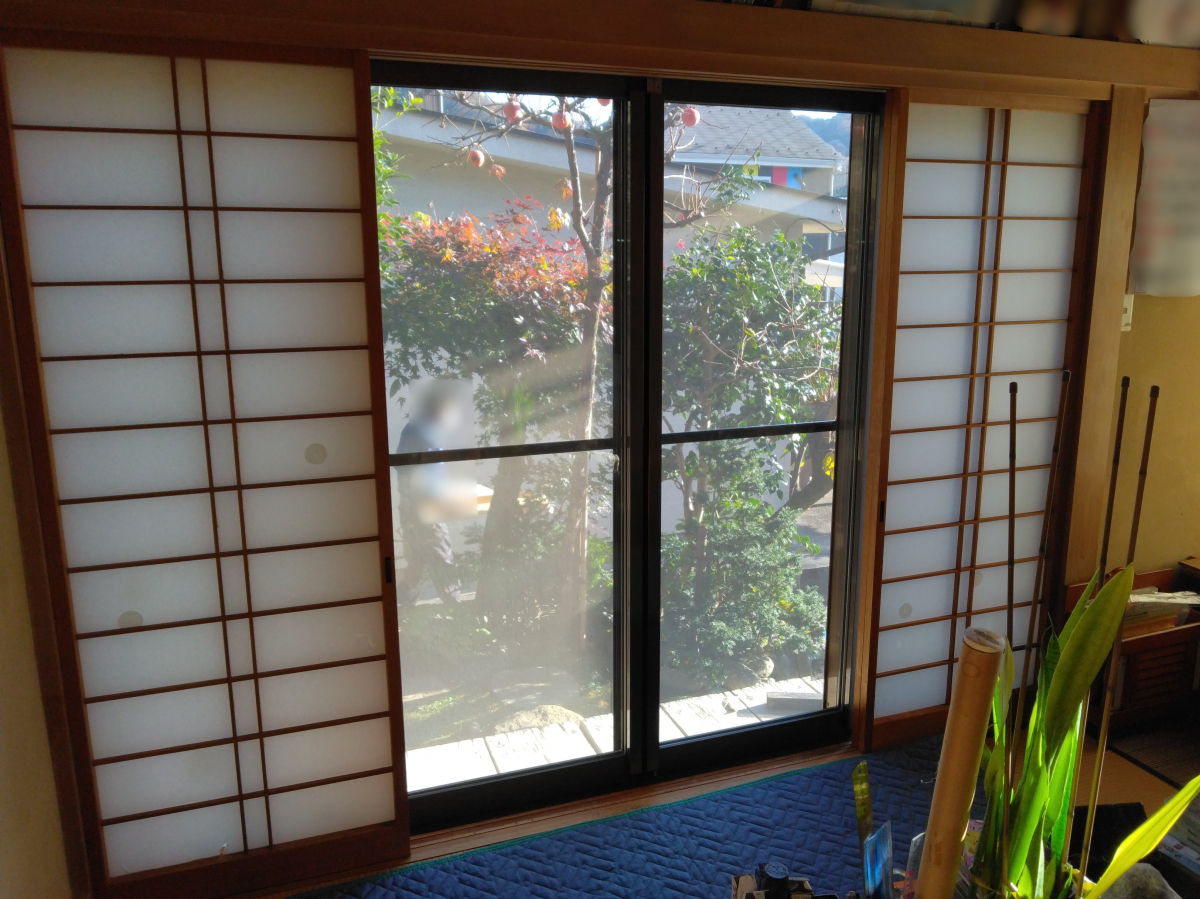 青梅トーヨー住器 東松山店の破れない和紙、という選択。の施工前の写真2