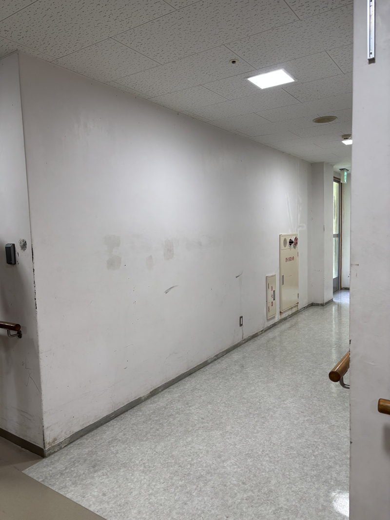 恩納アルミ工業の部屋と廊下を仕切りたい！【カマチドア工事/うるま市】の施工前の写真1