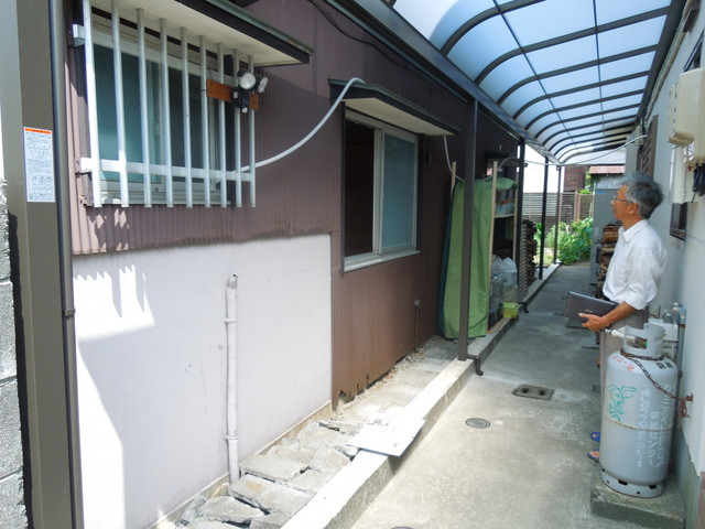 イワイのウッドデッキいろいろの施工前の写真1