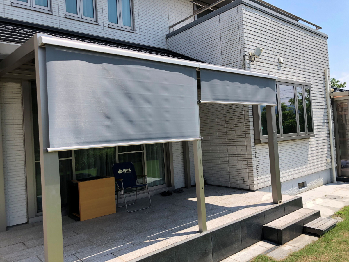 イワイの【施工事例】LIXILスタイルシェードで夏の暑さ対策!省エネ&快適空間へ(美浜町)の施工後の写真1