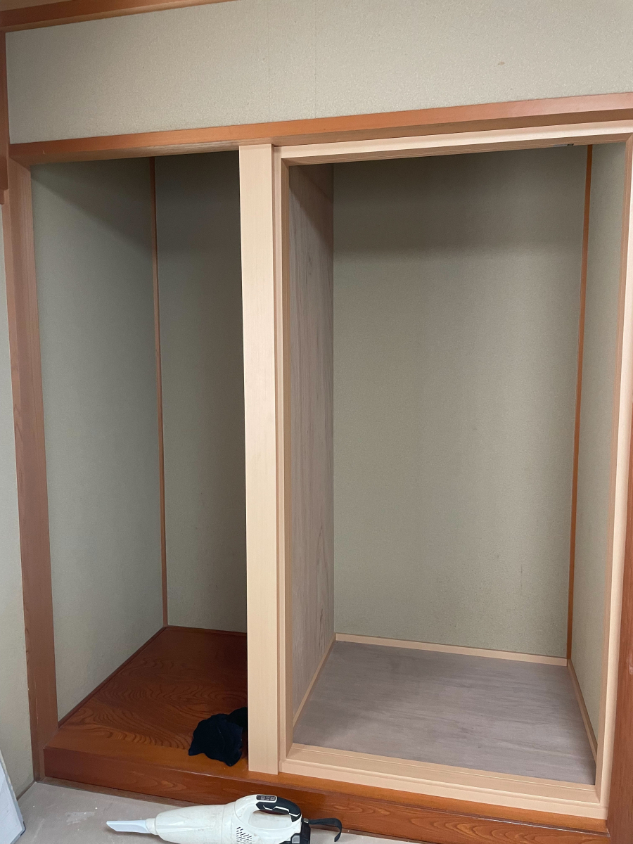 イワイの床の間を半分にして仏間にリフォーム｜ライフスタイルの変化に合わせた和室改修の施工後の写真1