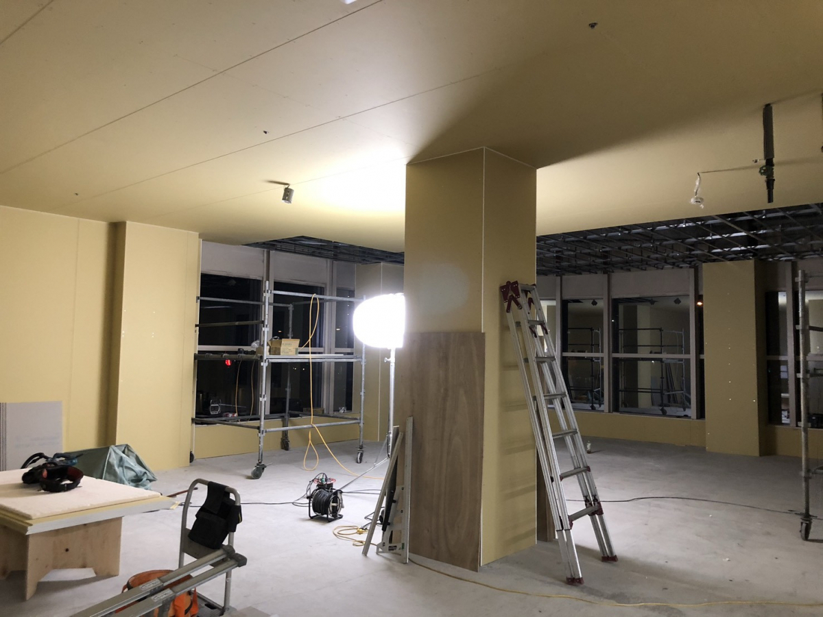 イワイの敦賀市のショッピングセンター内美容室の什器解体と原状回復工事｜夜間工事での対応事例の施工後の写真2