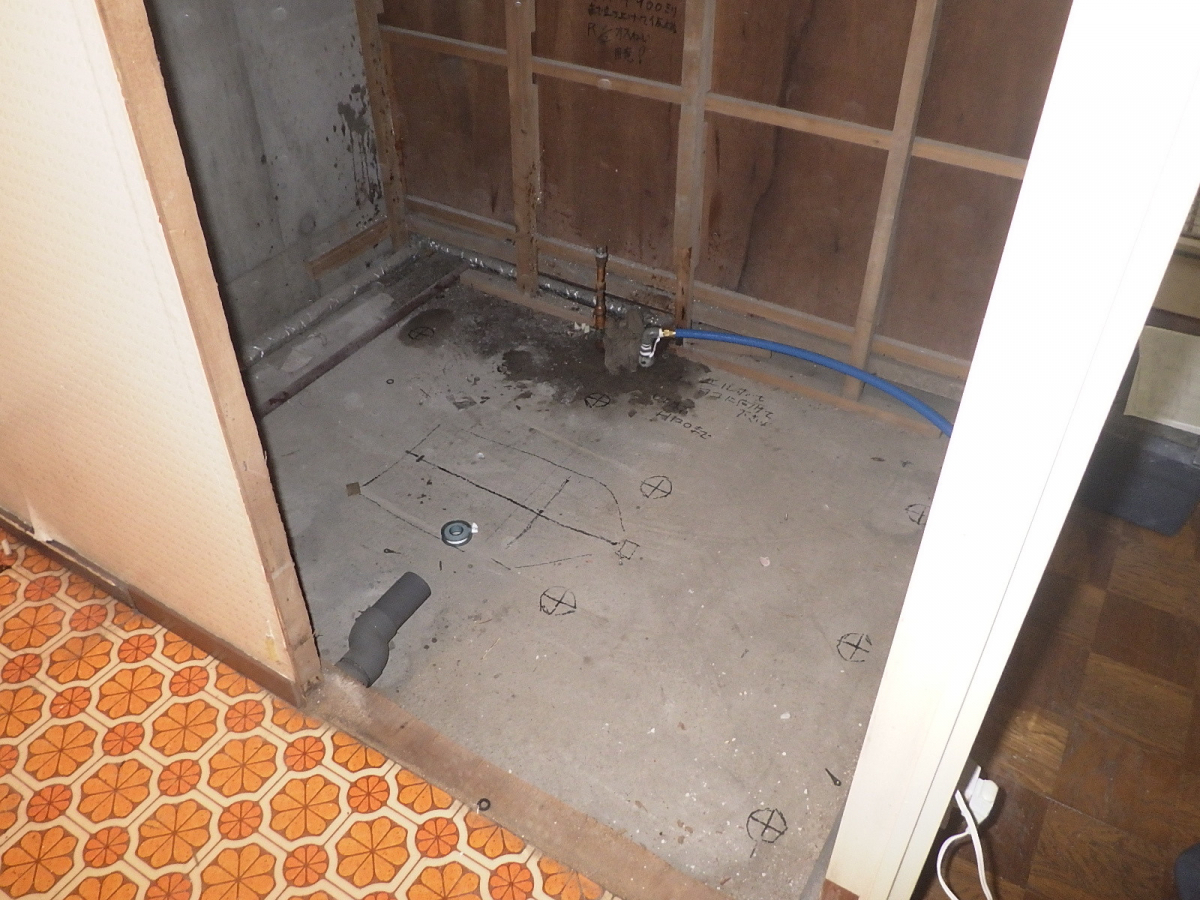 古川オール 江戸川のユニットバス交換の施工前の写真1