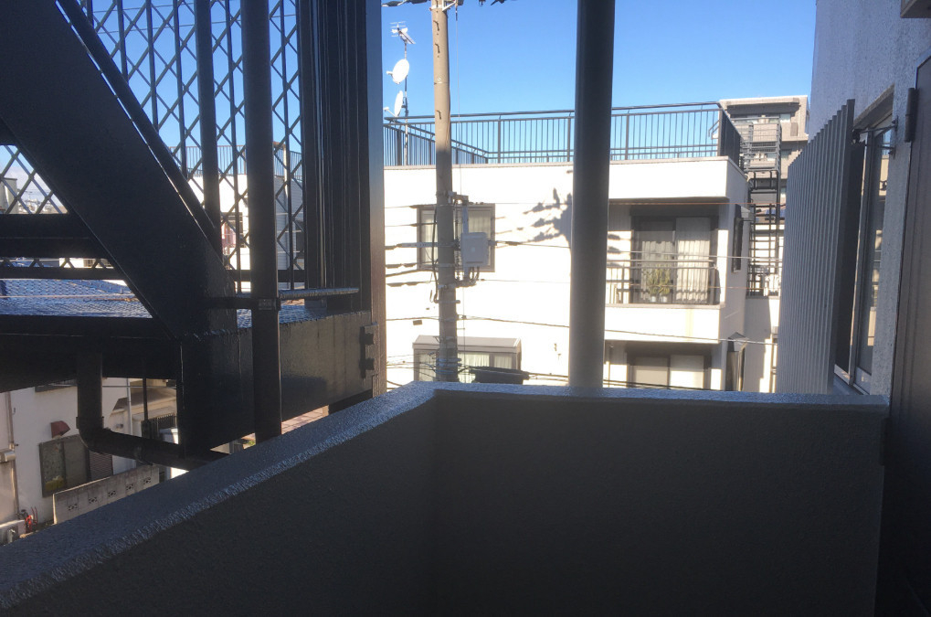 古川オール 江戸川のあとつけ目隠しフェンスの施工前の写真1