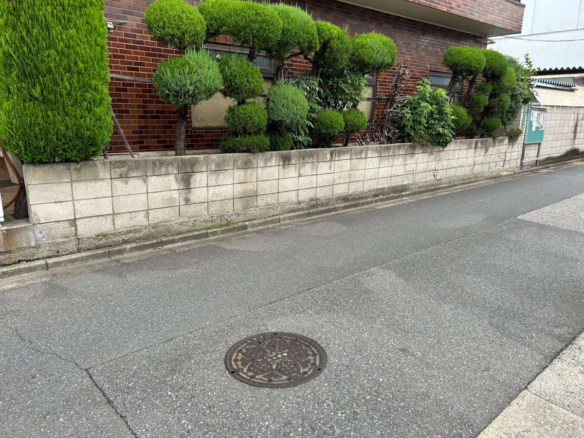 古川オール 江戸川の外構工事　フェンス設置の施工前の写真1