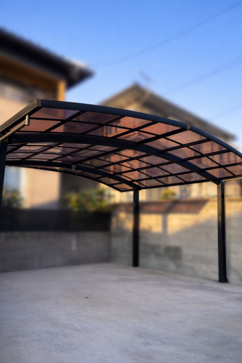 清高ガラスのカーポート屋根が壊れそう！の施工後の写真1