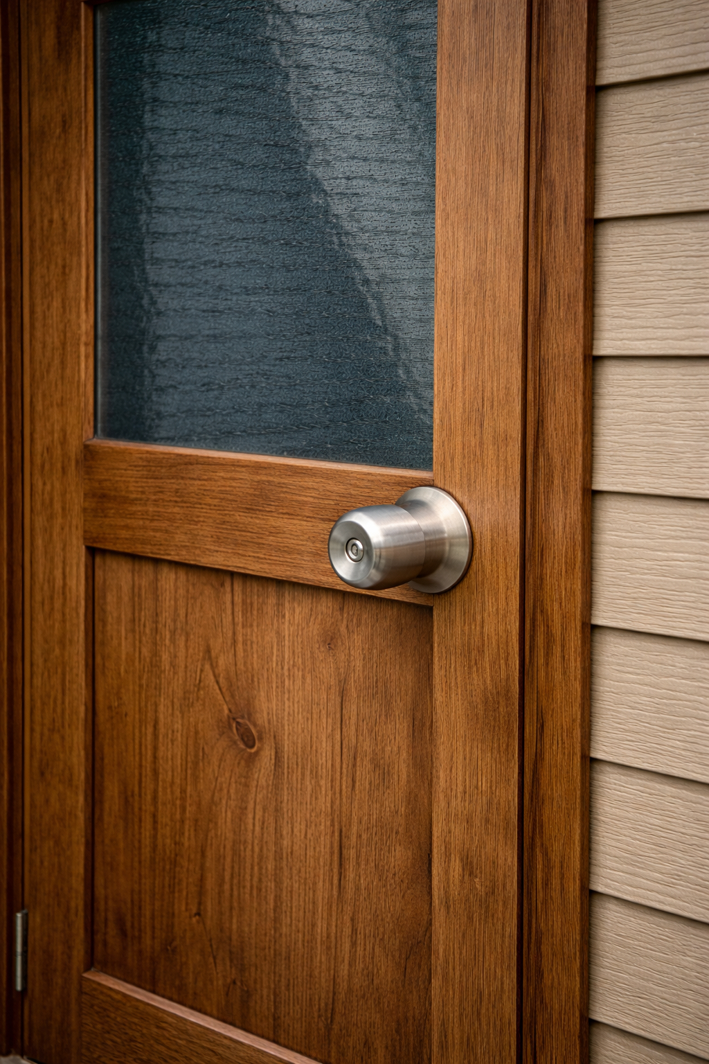 清高ガラスの古い握り玉は防犯リスクの原因に！の施工後の写真1