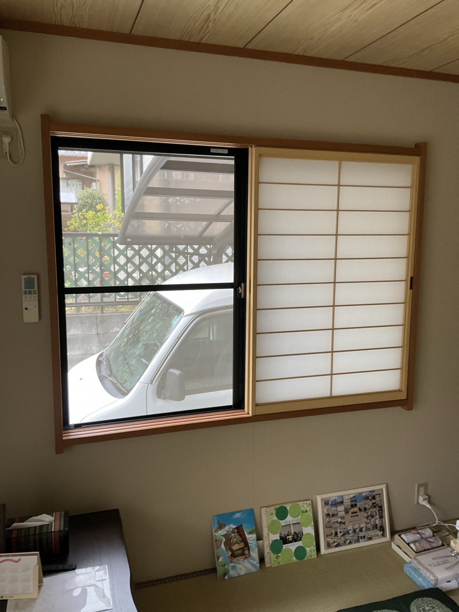 伊勢日軽の和室の内窓☆の施工前の写真1