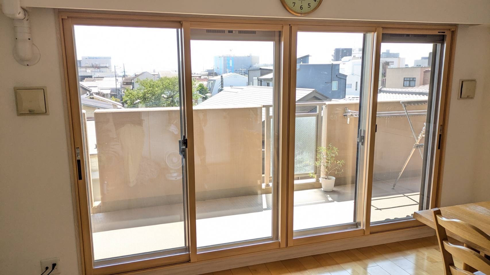キムラの【補助金対象】内窓施工で光熱費削減＆防音効果アップの施工後の写真1