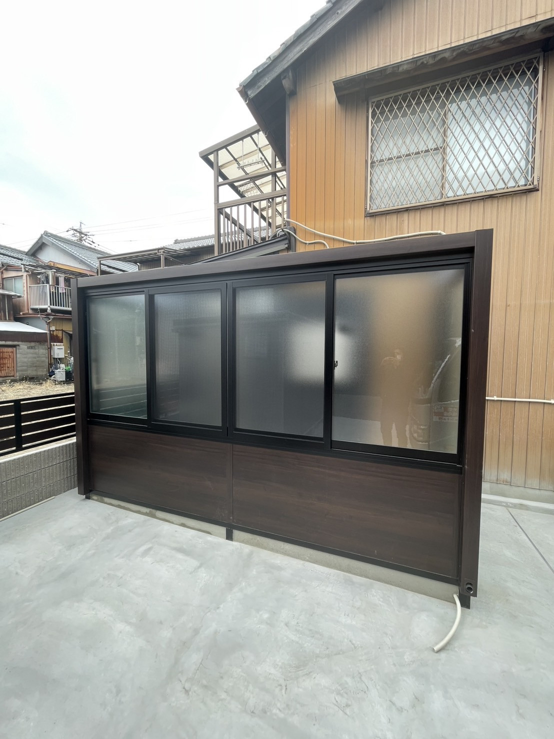 中央アルミ住器の【四日市市】LIXIL「ガーデンルームGF」！腰壁＋高窓で叶えるこだわりのプライベート空間の施工後の写真1