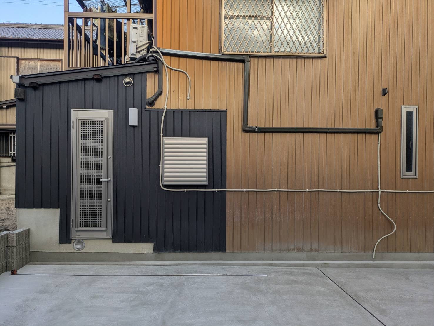 中央アルミ住器の【四日市市】LIXIL「ガーデンルームGF」！腰壁＋高窓で叶えるこだわりのプライベート空間の施工前の写真2