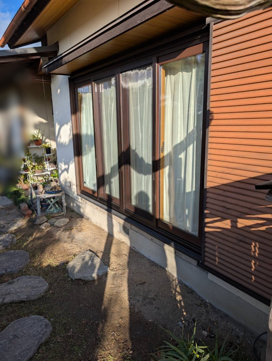 さぬきトーヨー住器の【さぬき市】安心して使える樹ら楽ステージのウッドデッキ施工の施工前の写真1
