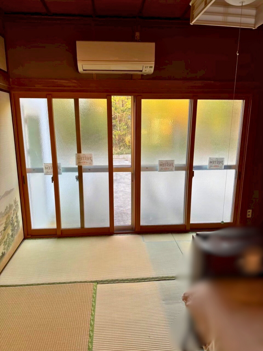 さぬきトーヨー住器の【高松市】和室・洋室・廊下の３カ所に内窓インプラスを設置しましたの施工後の写真1