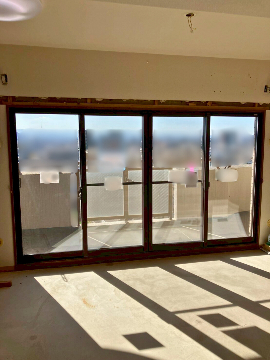 さぬきトーヨー住器の【高松市】マンションの窓リフォーム事例：内窓インプラスで快適生活への施工後の写真1