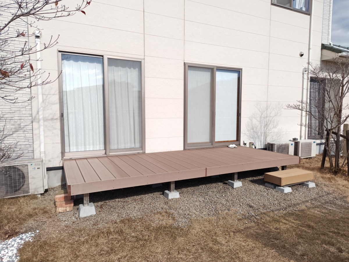 丸亀トーヨー   リノベ   パートナーズの【ウッドデッキ工事】色褪せしないデッキに😄の施工後の写真3