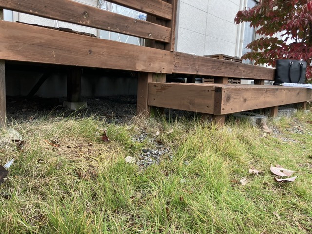 丸亀トーヨー   リノベ   パートナーズの【ウッドデッキ工事】色褪せしないデッキに😄の施工前の写真3