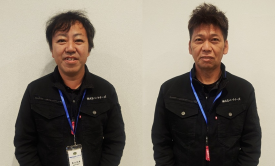 亀山(左)・宮武(右)の写真