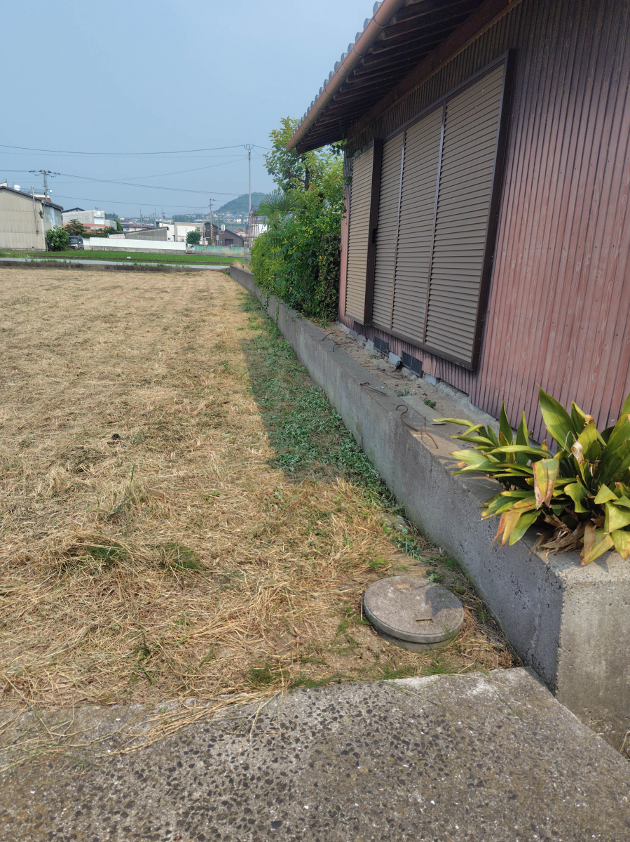 シンデンの休耕地の草刈りの施工後の写真1