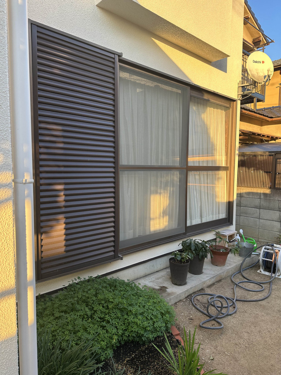 シンデンの〈高松市〉テラス囲い取付けの施工前の写真1