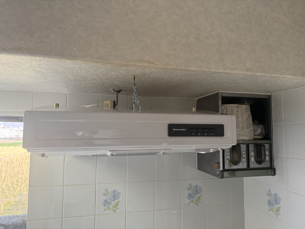 シンデンの〈高松市〉レンジフードの取替の施工後の写真1