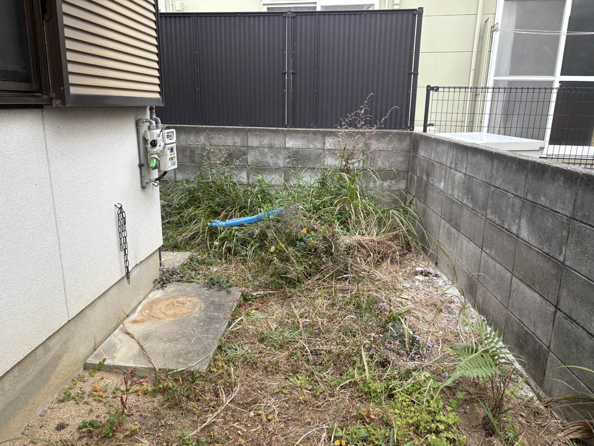 シンデンの〈高松市〉【お庭の困りごとも解決！】草刈り・除草作業もお任せくださいの施工前の写真2