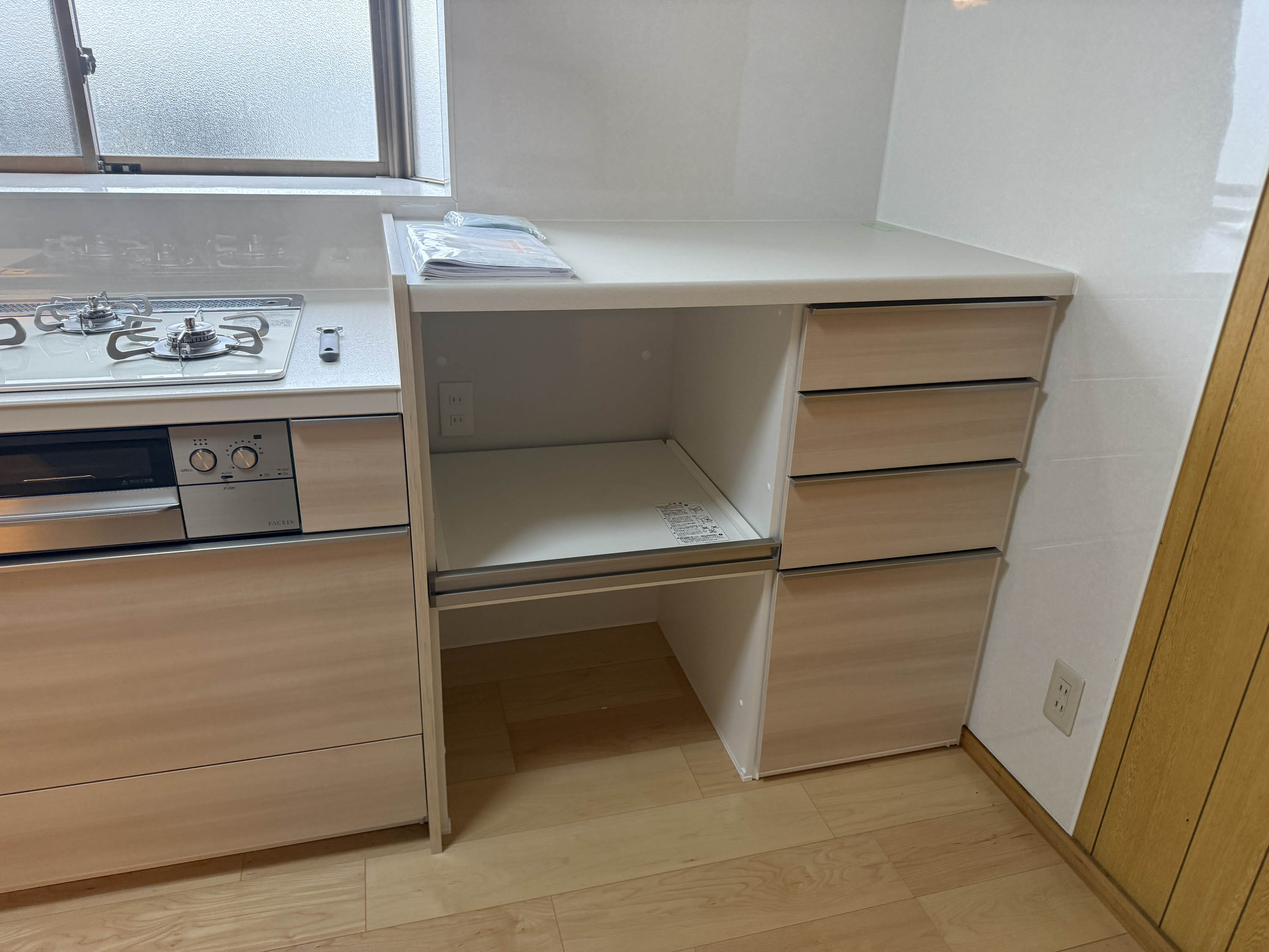 シンデンの〈高松市〉一宮町　使いやすさ抜群　キッチン取替工事の施工後の写真1