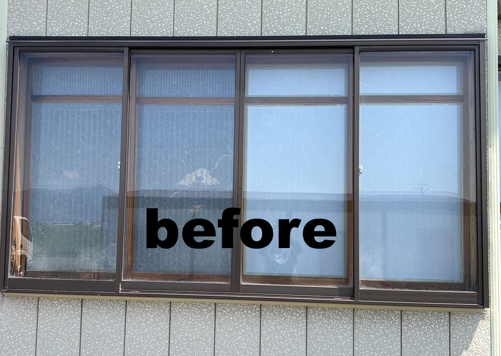 橋場ガラスの断熱性は果たして向上したでしょうか？？（上富良野町）の施工前の写真1