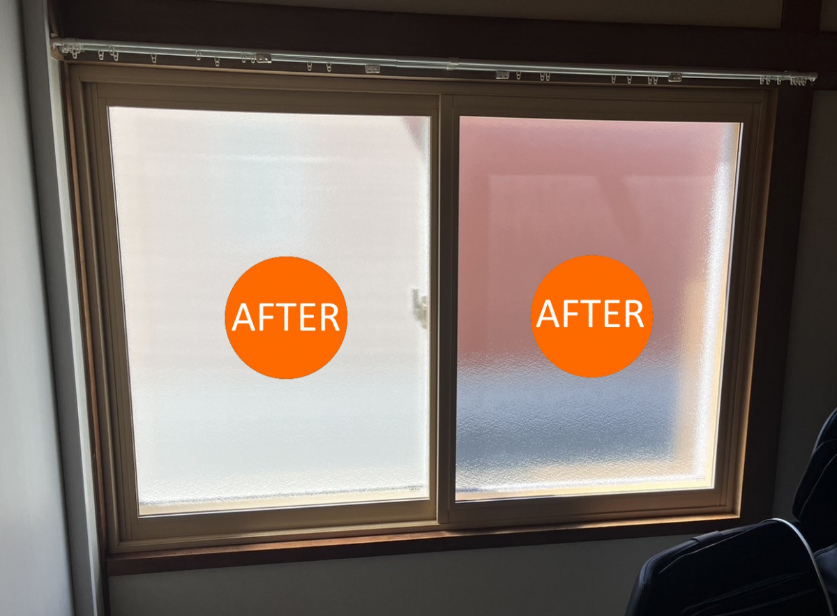 橋場ガラスの樹脂製内窓の施工（富良野市）の施工後の写真1