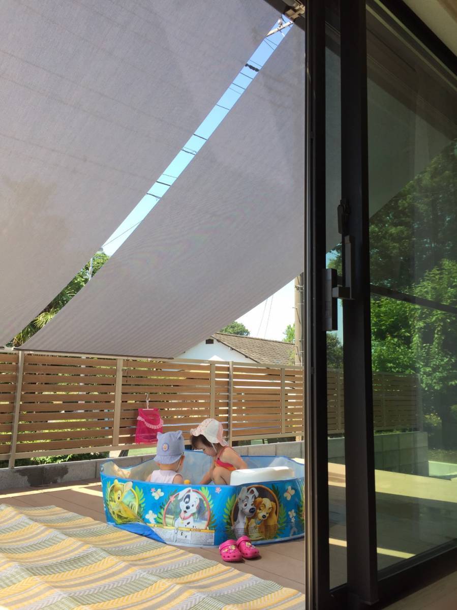 青梅トーヨー住器 青梅店の夏の窓辺をもっと快適に「スタイルシェード」の施工前の写真2