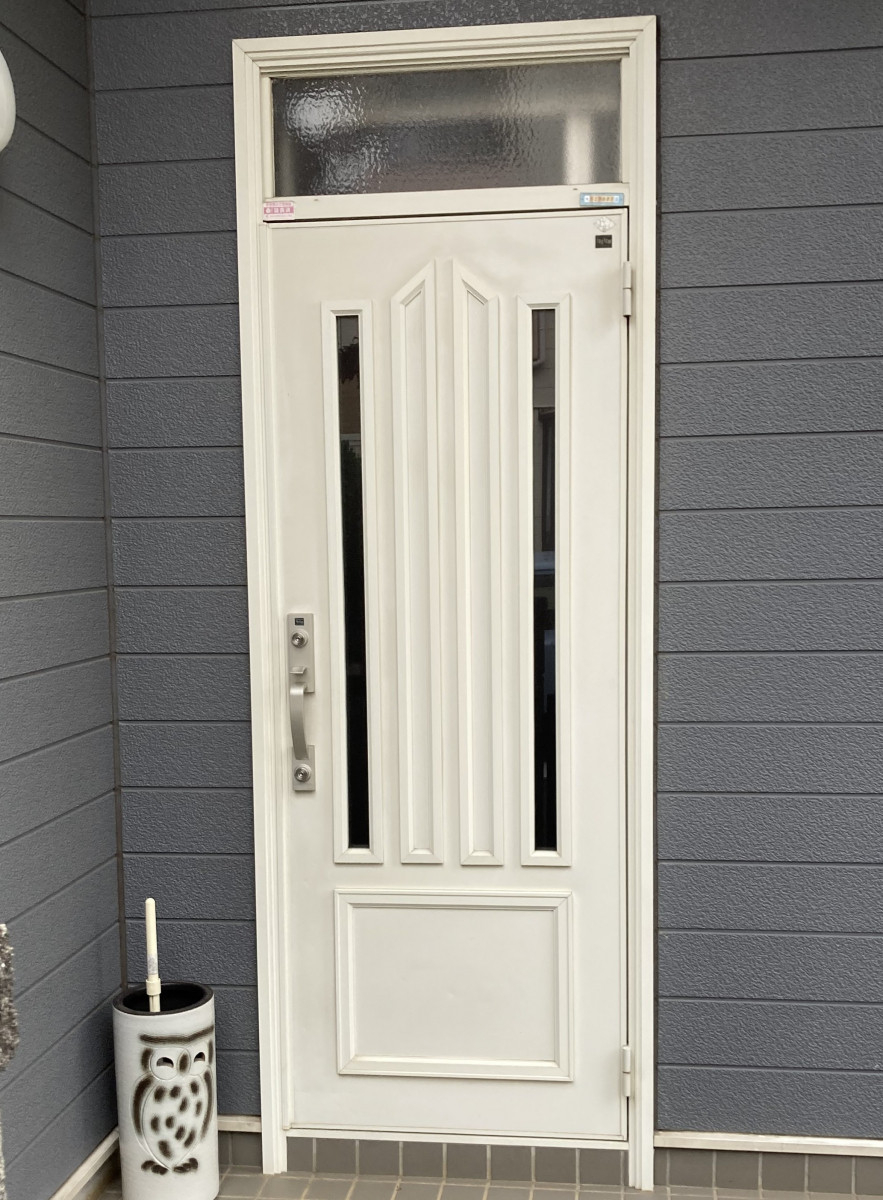 青梅トーヨー住器 青梅店の【東京都　武蔵村山市】家族みんなが安心して使えるカギ、FamiLockの施工前の写真1