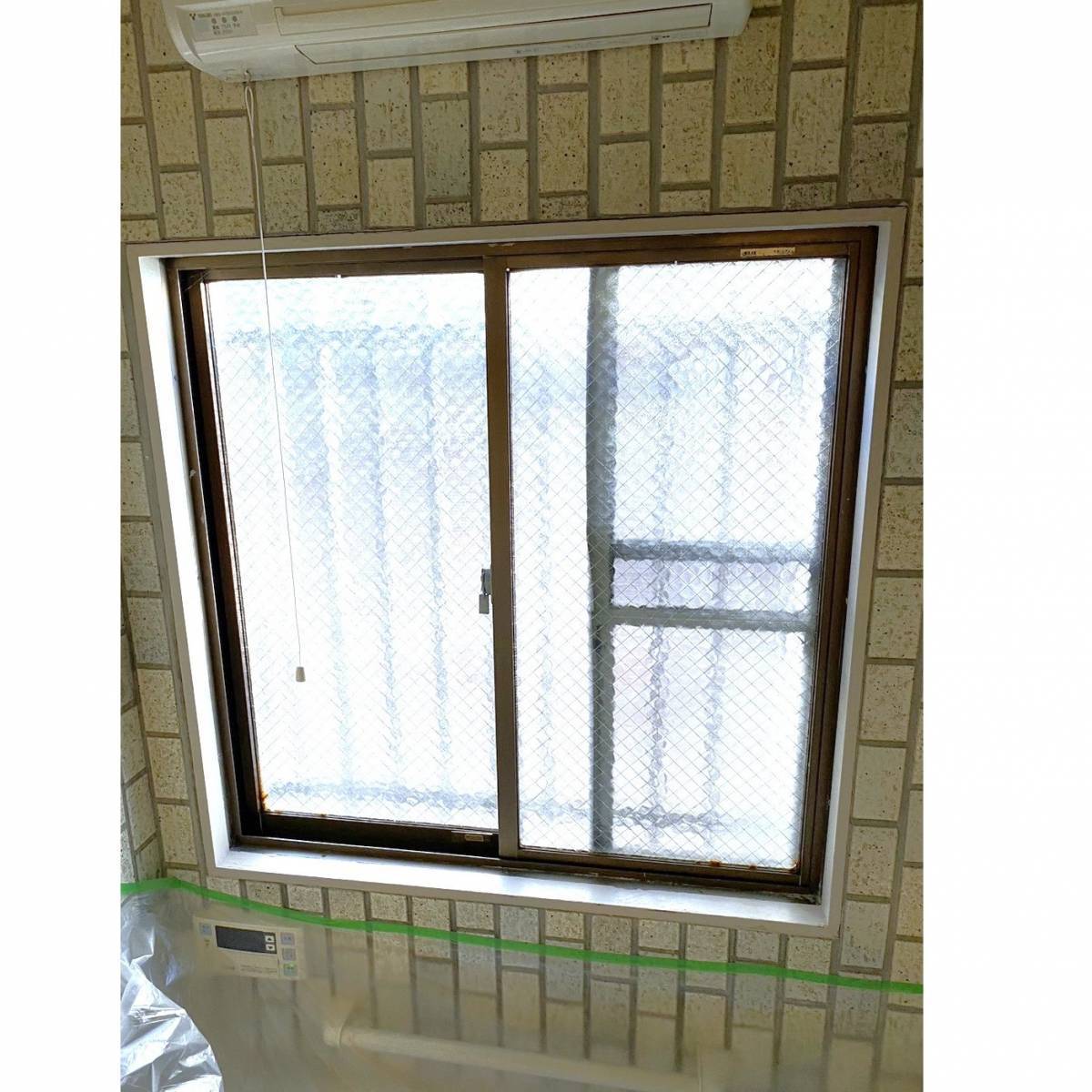窓工房テラムラの寒い浴室の窓に断熱対策をしたいの施工前の写真1