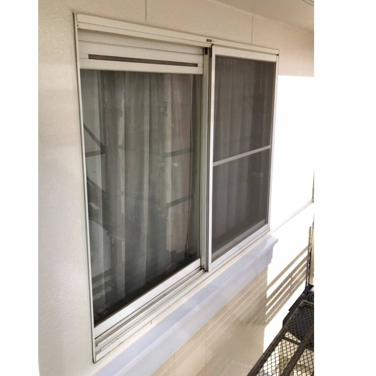 窓工房テラムラの防犯が気になる窓にシャッターを付けたいの施工前の写真1