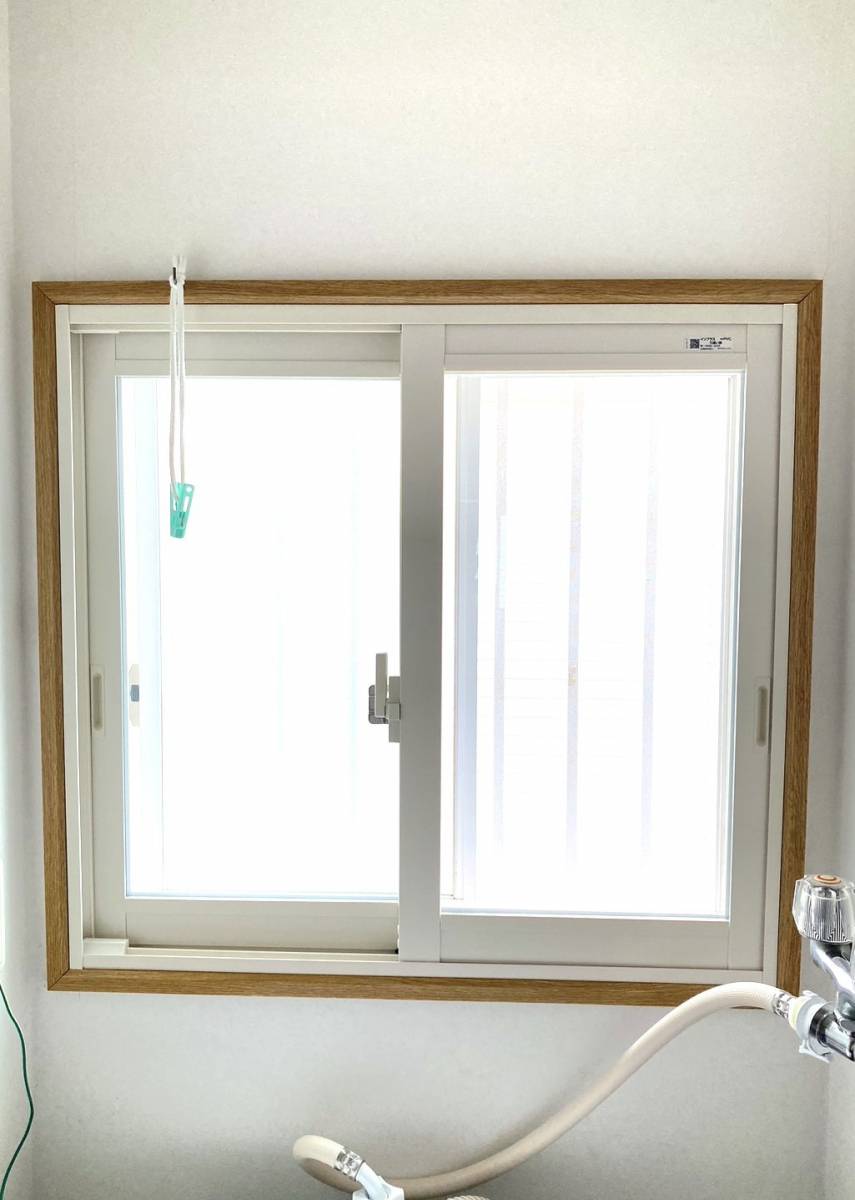窓工房テラムラの洗面室の窓に断熱・防音対策をしたいの施工後の写真1