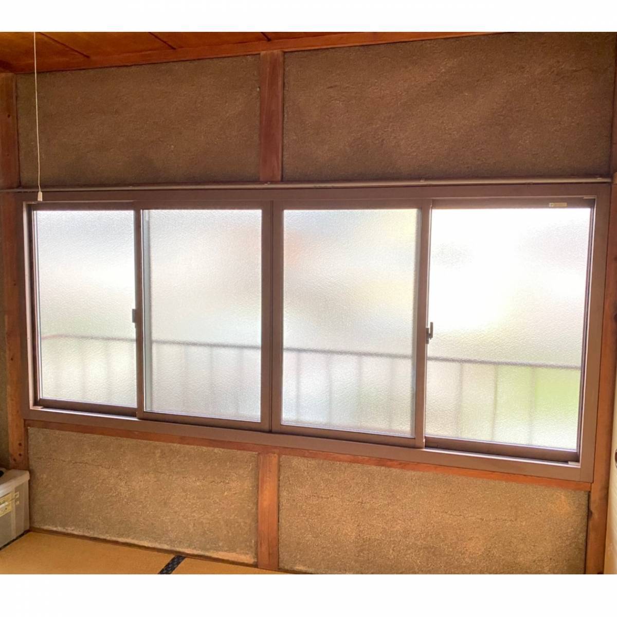窓工房テラムラの木製サッシの隙間風がひどいのでアルミサッシに交換したいの施工後の写真1