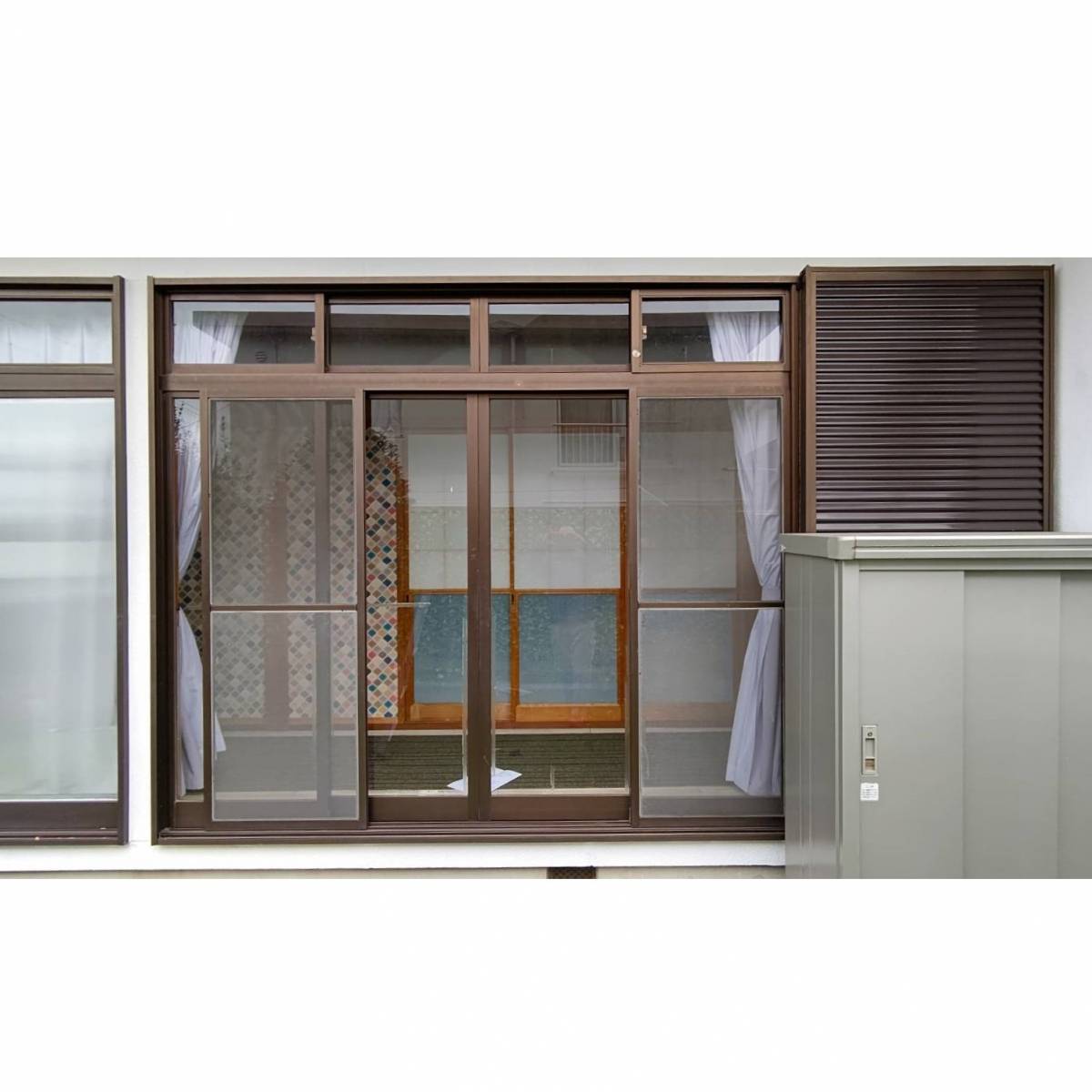 窓工房テラムラの古く開け閉めしにくい窓を高断熱の窓にしたいの施工前の写真1