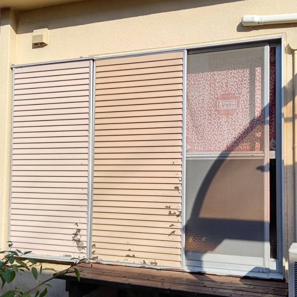 窓工房テラムラの断熱性の良い窓にして雨戸もシャッターにしたいの施工前の写真1