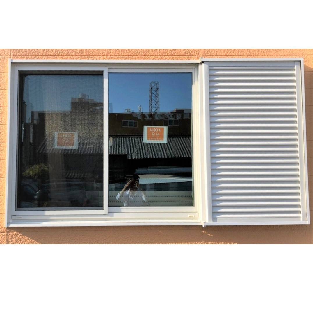 窓工房テラムラの雨戸をそのままで窓のみ新しくしたいの施工後の写真1