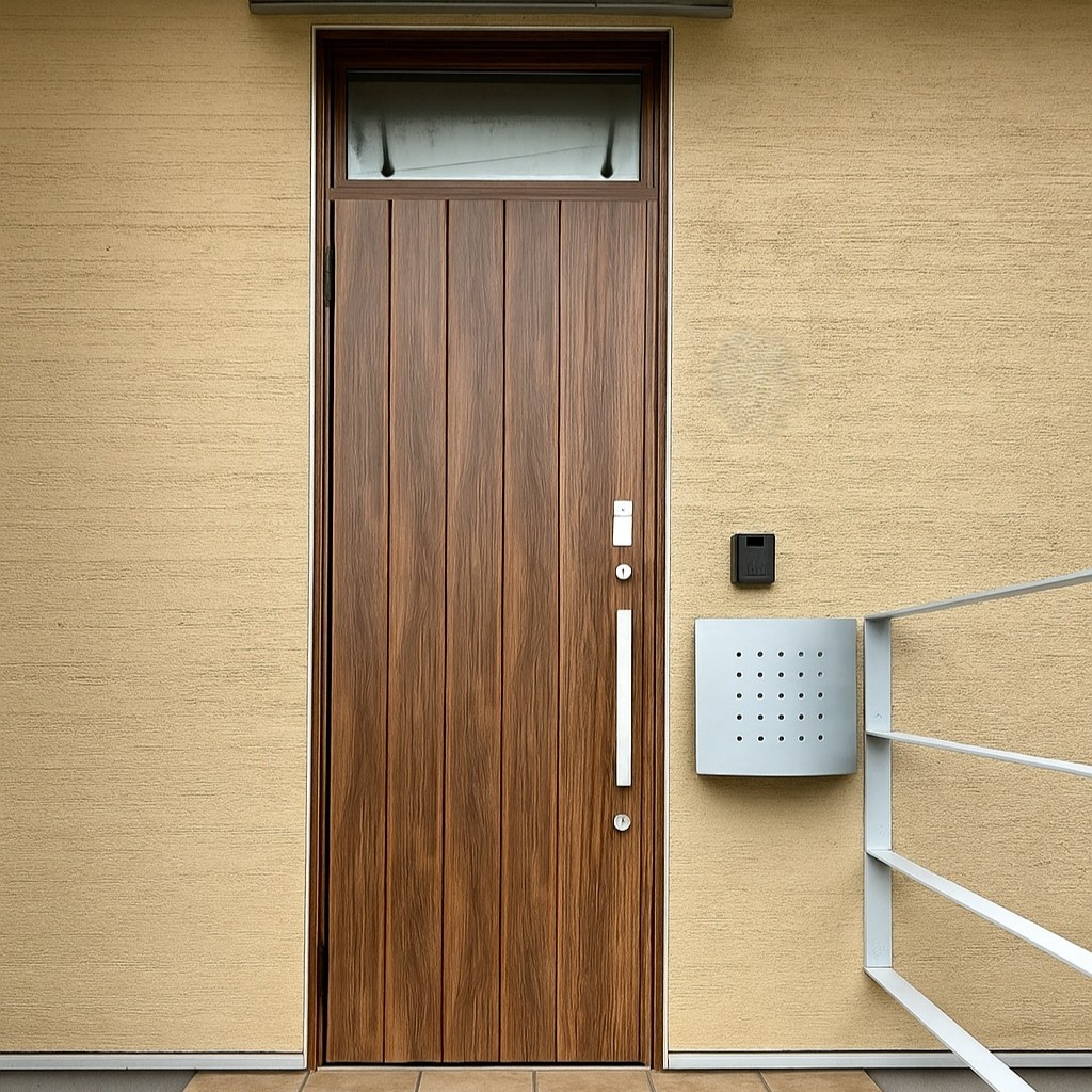 窓工房テラムラの寒い玄関ドアを断熱リフォームしたい｜愛知県名古屋市でLIXILリシェント玄関ドア施工事例の施工後の写真1