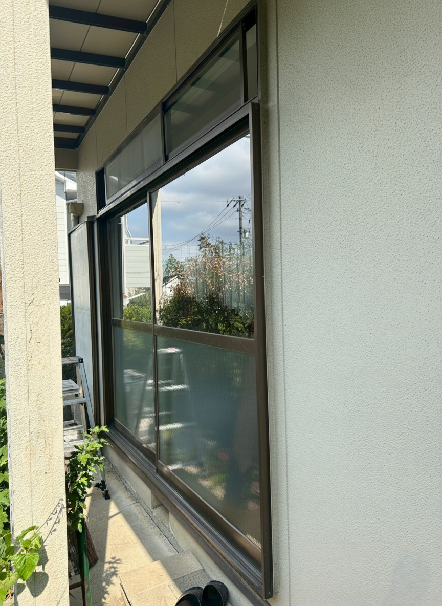 窓工房テラムラの高断熱サッシでエアコン効率をよくしたい｜愛知県春日井市でLIXILリプラス施工事例の施工前の写真1