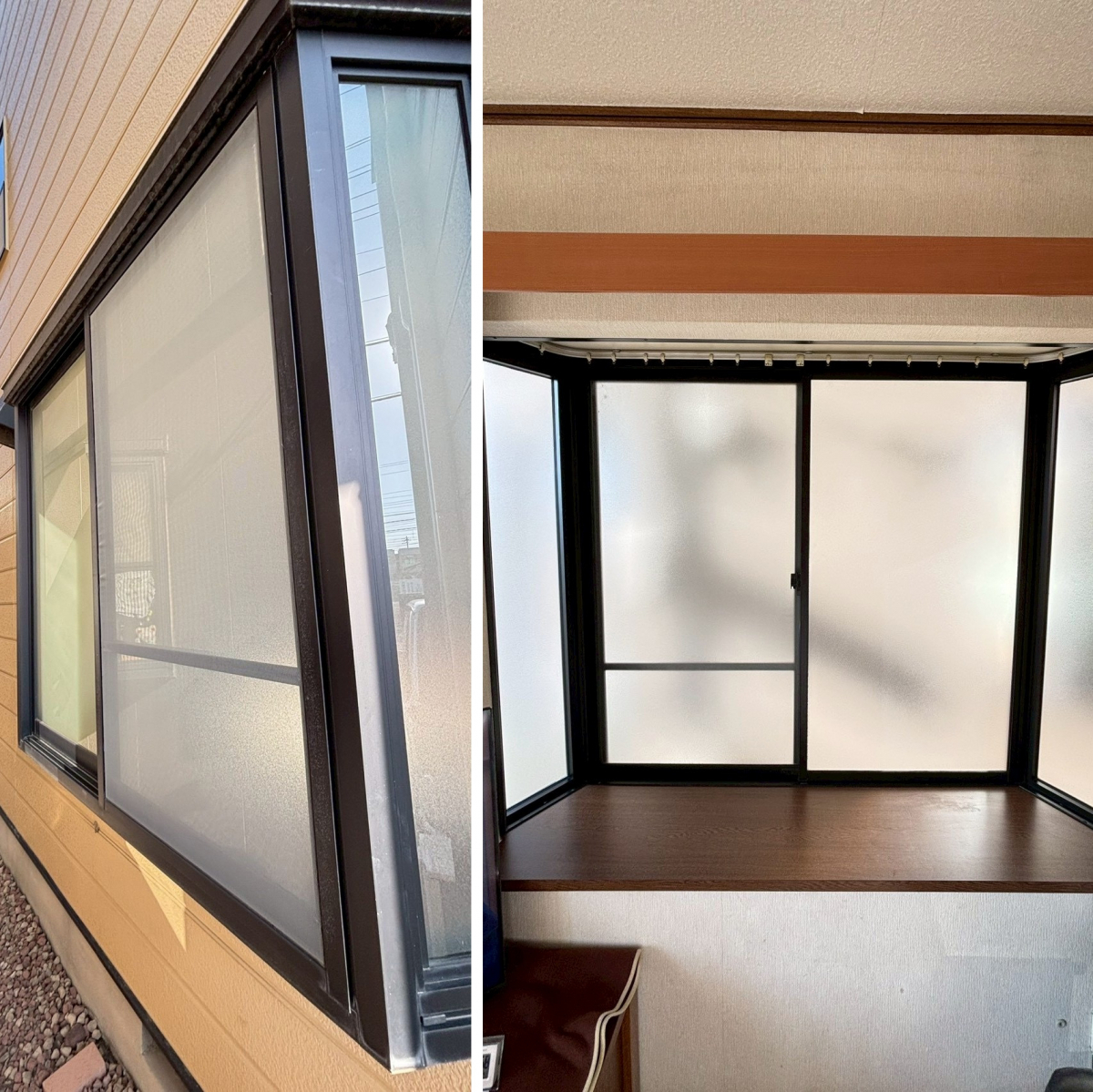 窓工房テラムラの結露がひどい出窓をリフォームしたい｜愛知県春日井市でLIXILリプラス施工事例の施工前の写真1