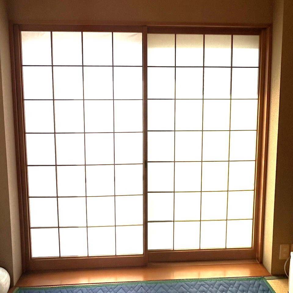 窓工房テラムラの寒い和室の窓に断熱対策をしたい｜愛知県春日井市でLIXILインプラス施工事例の施工前の写真1
