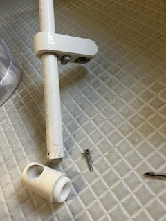 森田建材のシャワーフックの部品を交換しましたの施工後の写真2