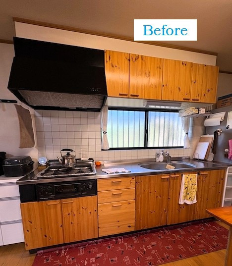 フジトーヨーのキッチン取替の施工前の写真1