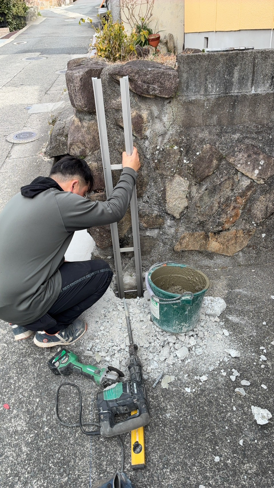 HOTTAの老朽による取替の施工前の写真2