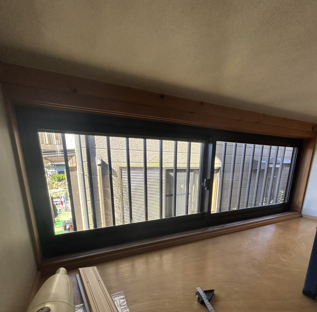 有薗の【鹿児島市】古くなった内障子を内窓に取り替えて快適にの施工前の写真2